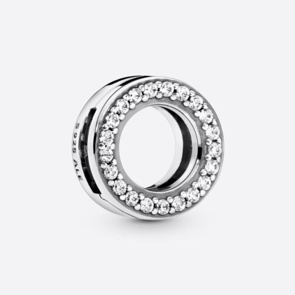 Pandora Circle of Pavé Clip Charm